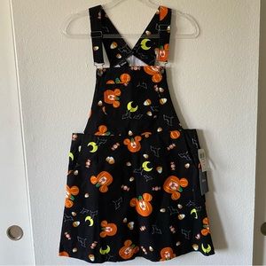 Hot Topic Disney Mickey Halloween Skirtall overall dress